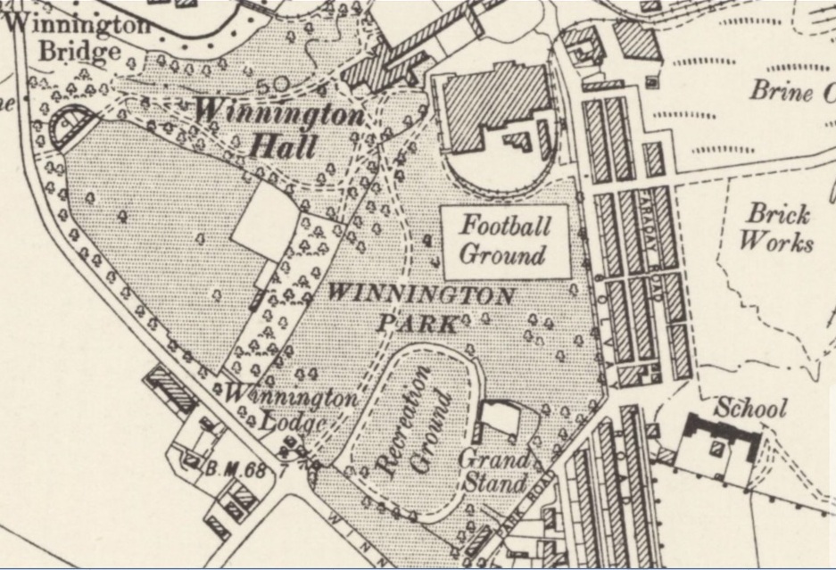 Northwich - Winnington Park : Map credit National Library of Scotland